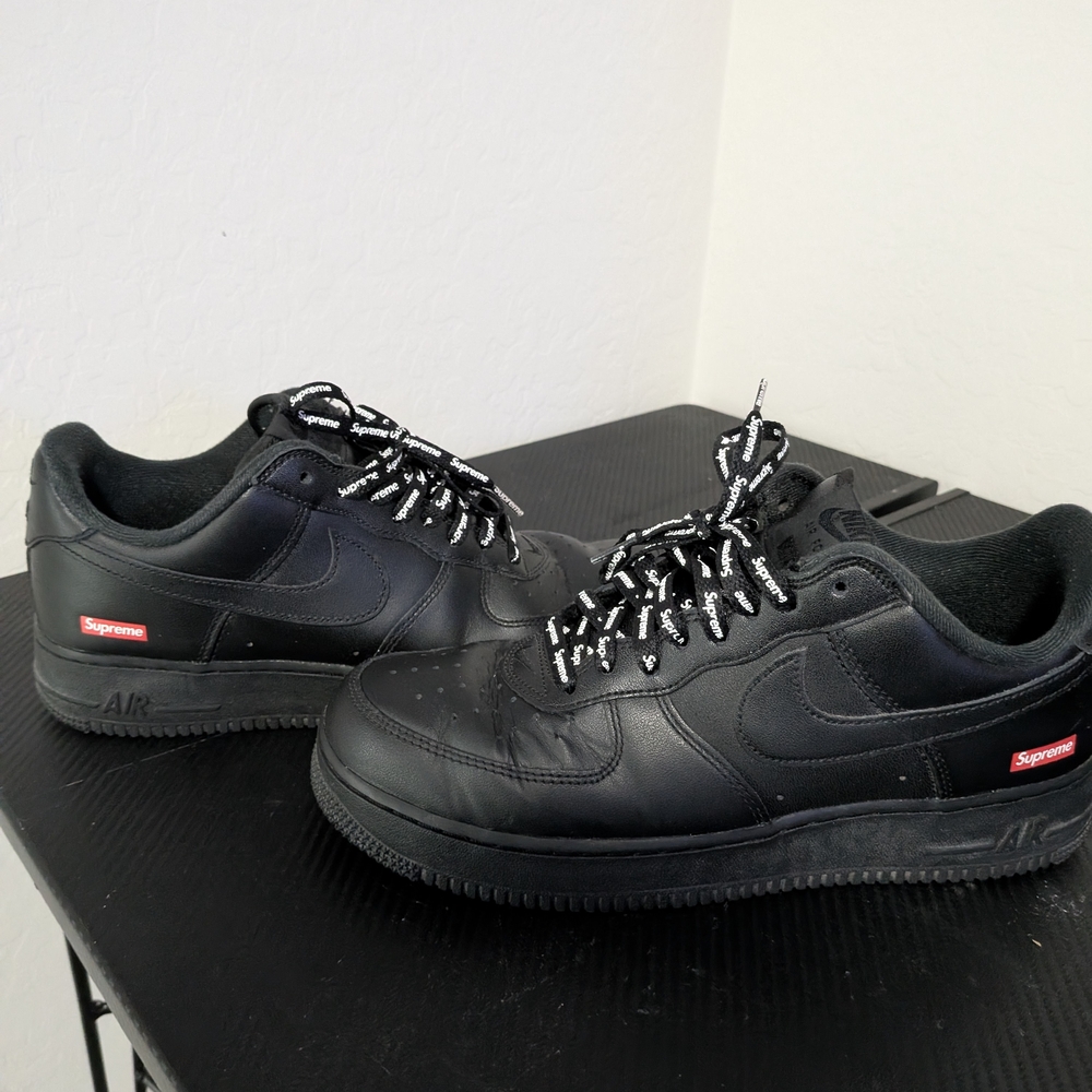 Supreme Air Force Black Sneakers for Men